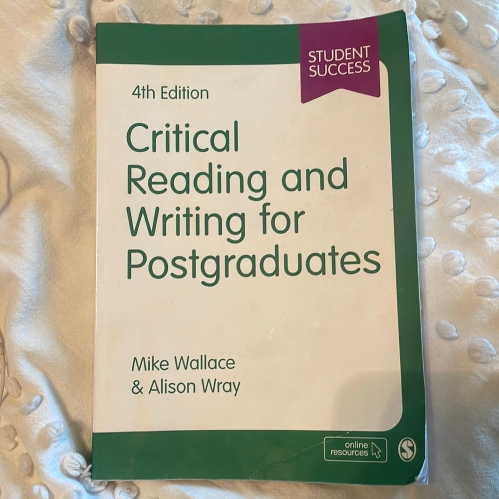 Critical Reading and Writing for Postgraduates 4th edition